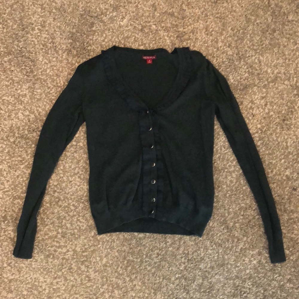 Forest green super soft cardigan